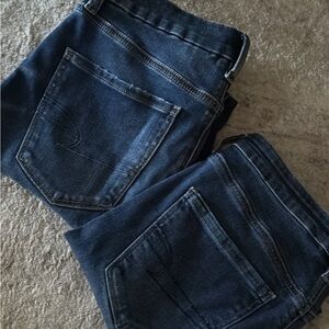 American Eagle Dark Wash High-Rise Jeans